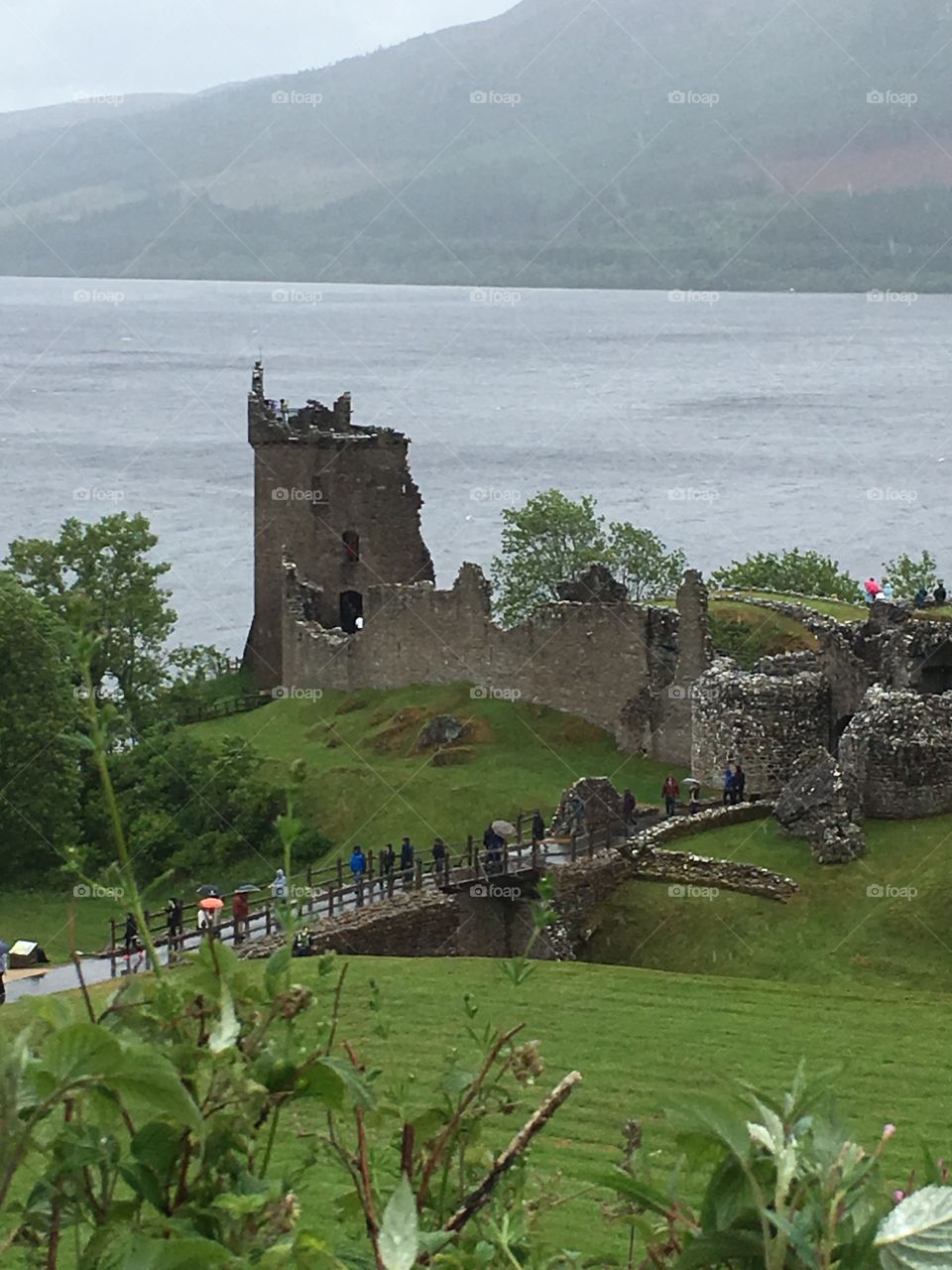 Beautiful castle near Lochness Scotland. 