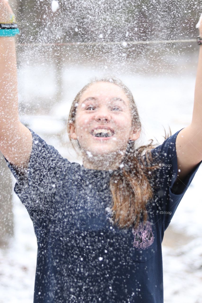 Snow flurry fun!