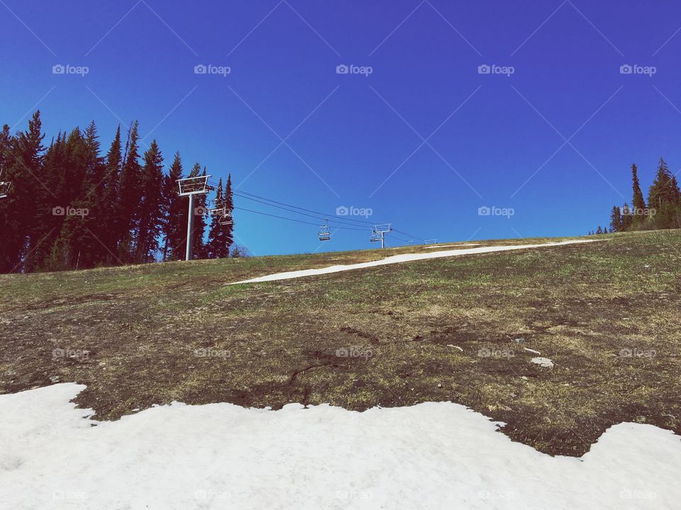 Summer mountain hike 