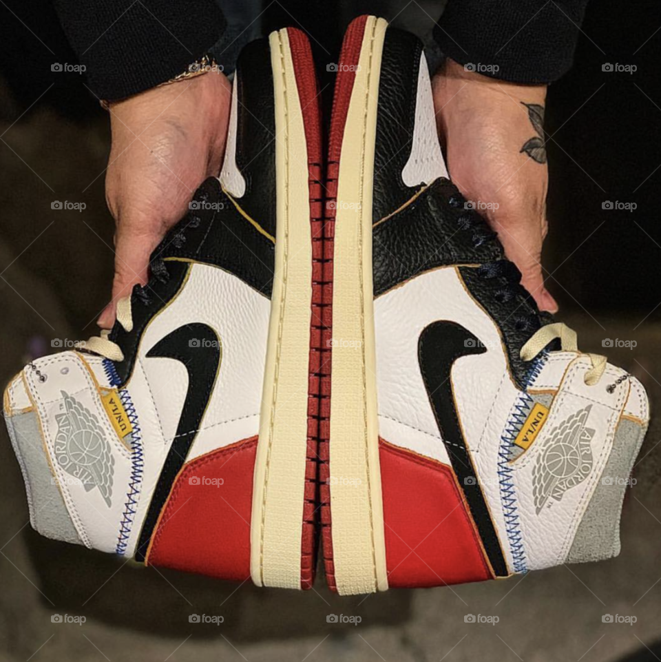 The difference between real and fake Union Jordan 1s.

The counterfeit game is scary. Fakes are getting better and better, and many will argue "what makes them fake?" I've heard it all from "they are made in the same factories" to "they are just unau