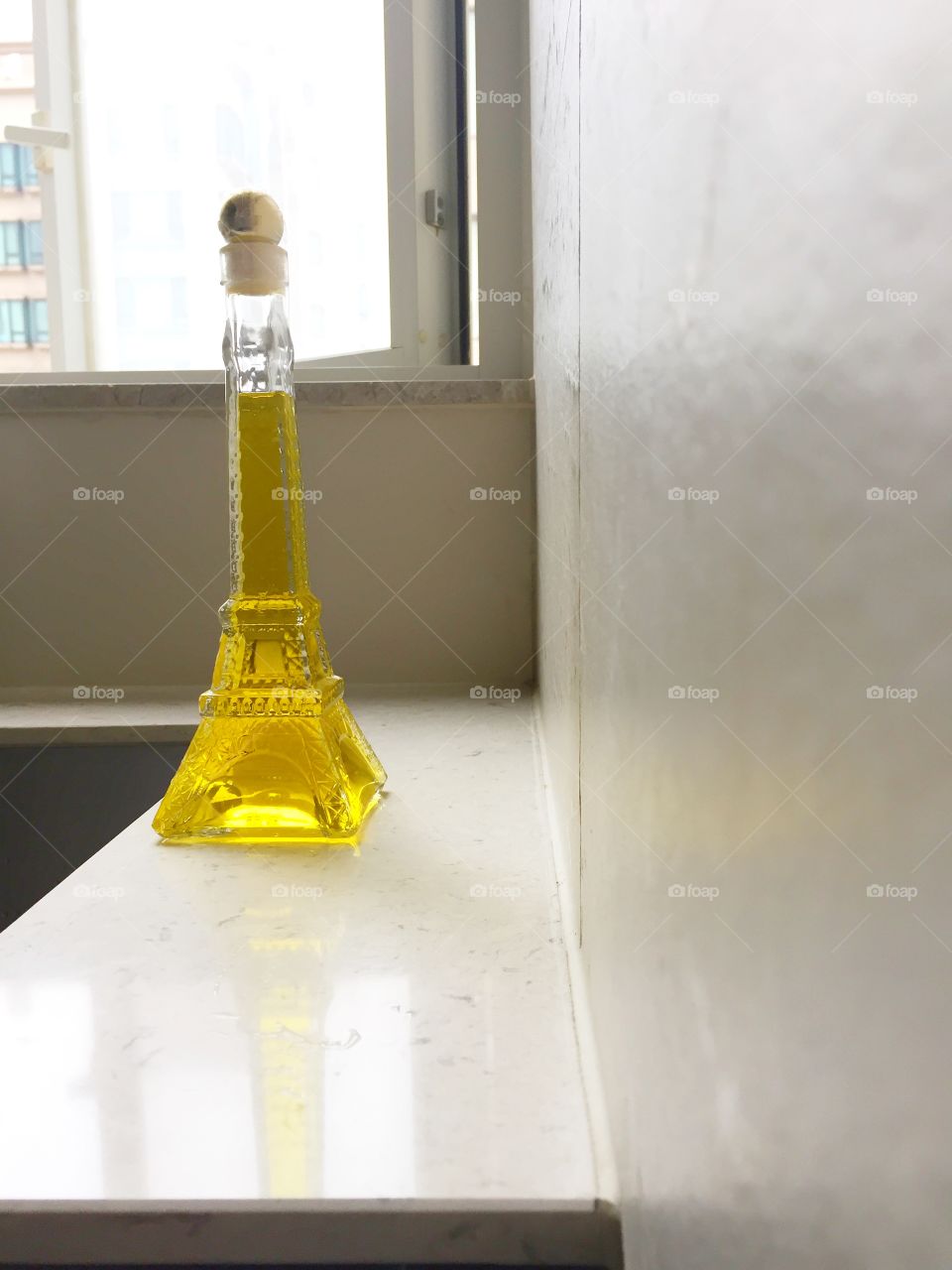 Eiffel Tower glass