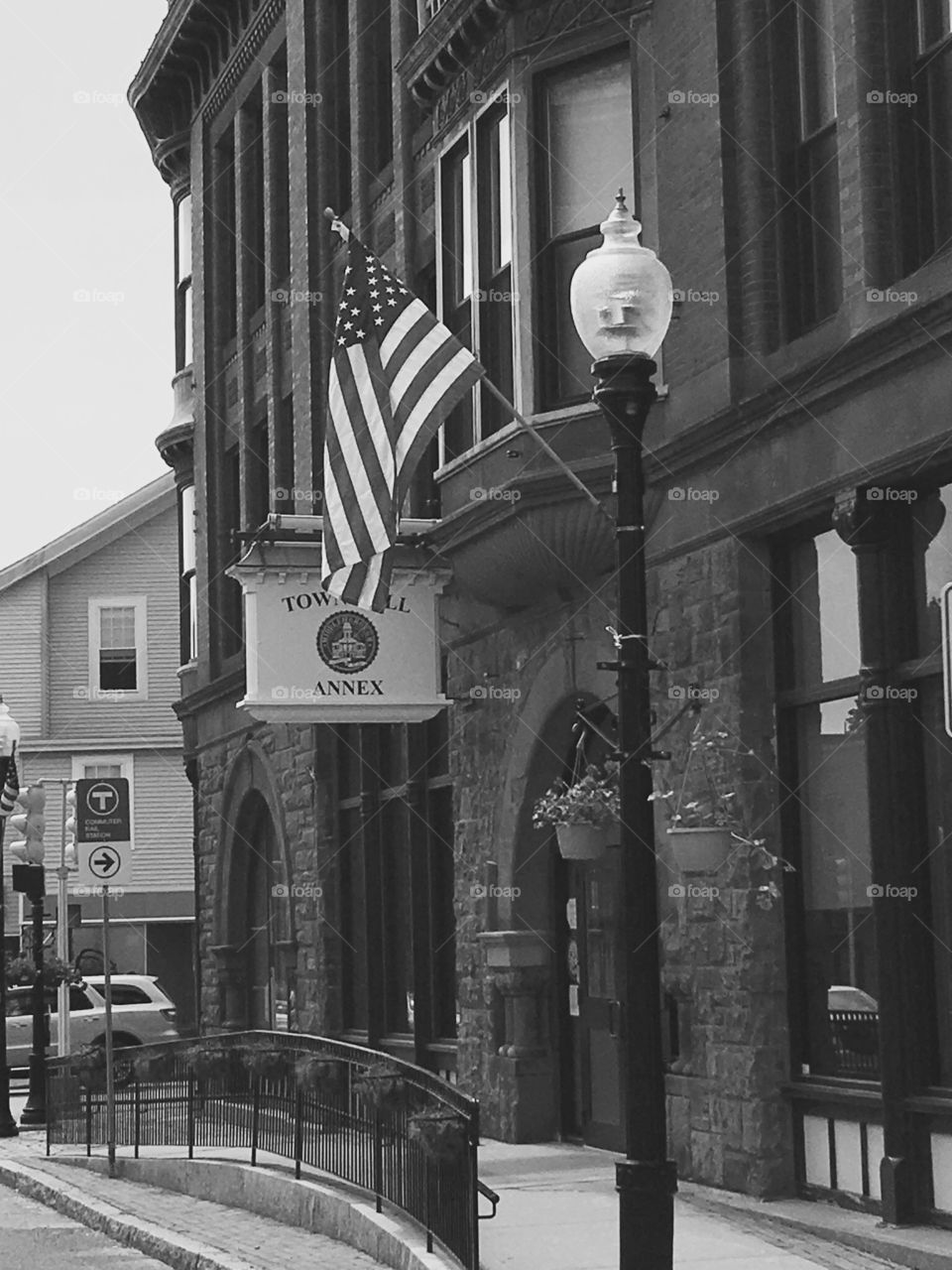 Town Hall Annex Building Architecture of a Town Incorporated in the 1600s, New England!
