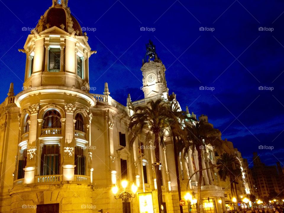 Valencia by night