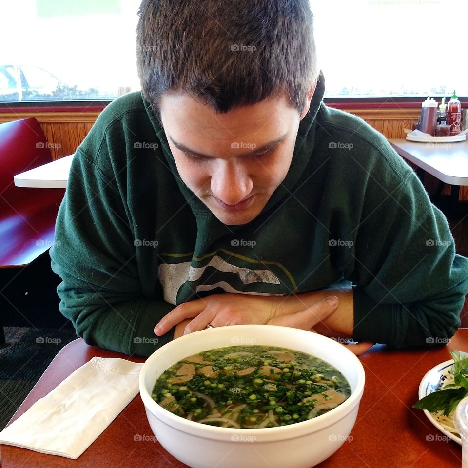 big boy big bowl. Vietnamese soup