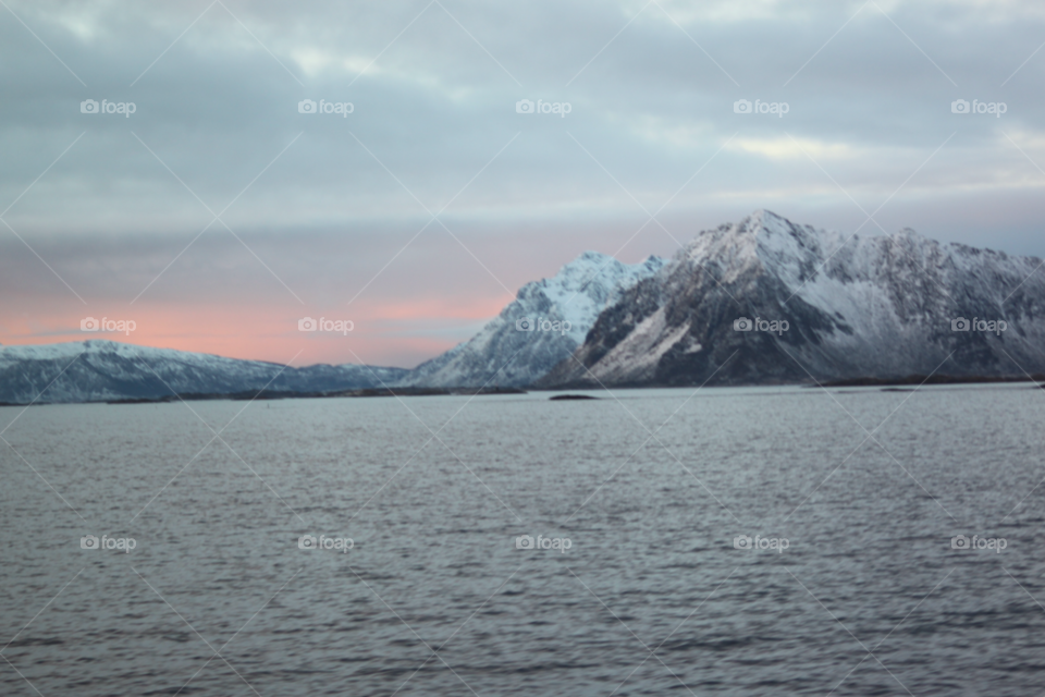 view views water winter by Iphonepic