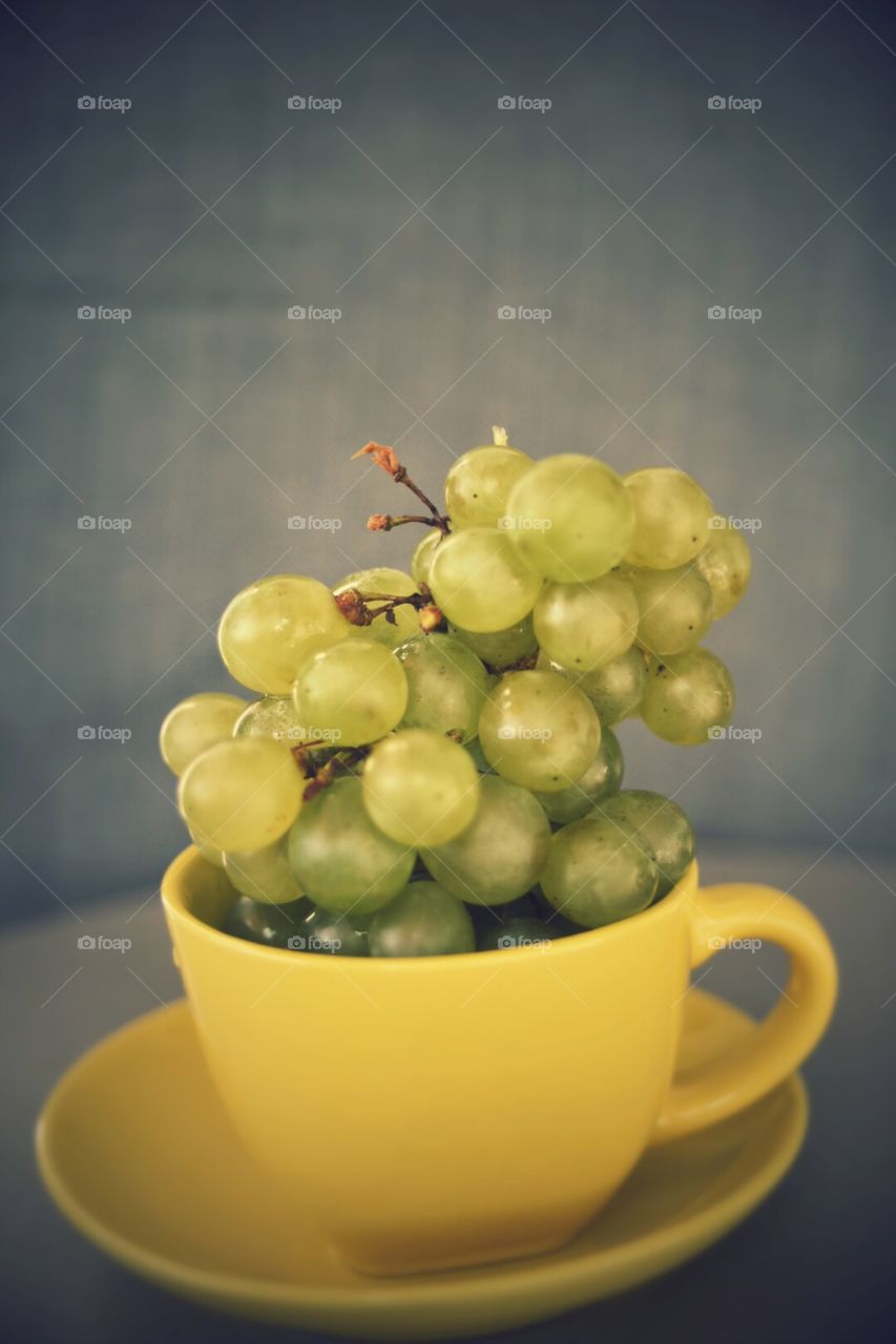 Grapes in a cup
