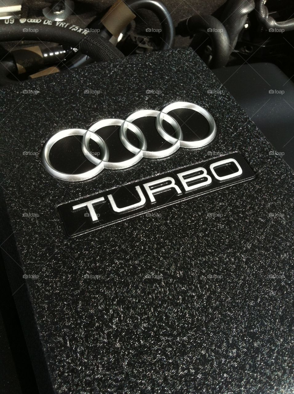Audi turbo. A picture of my Audi A6 motor.