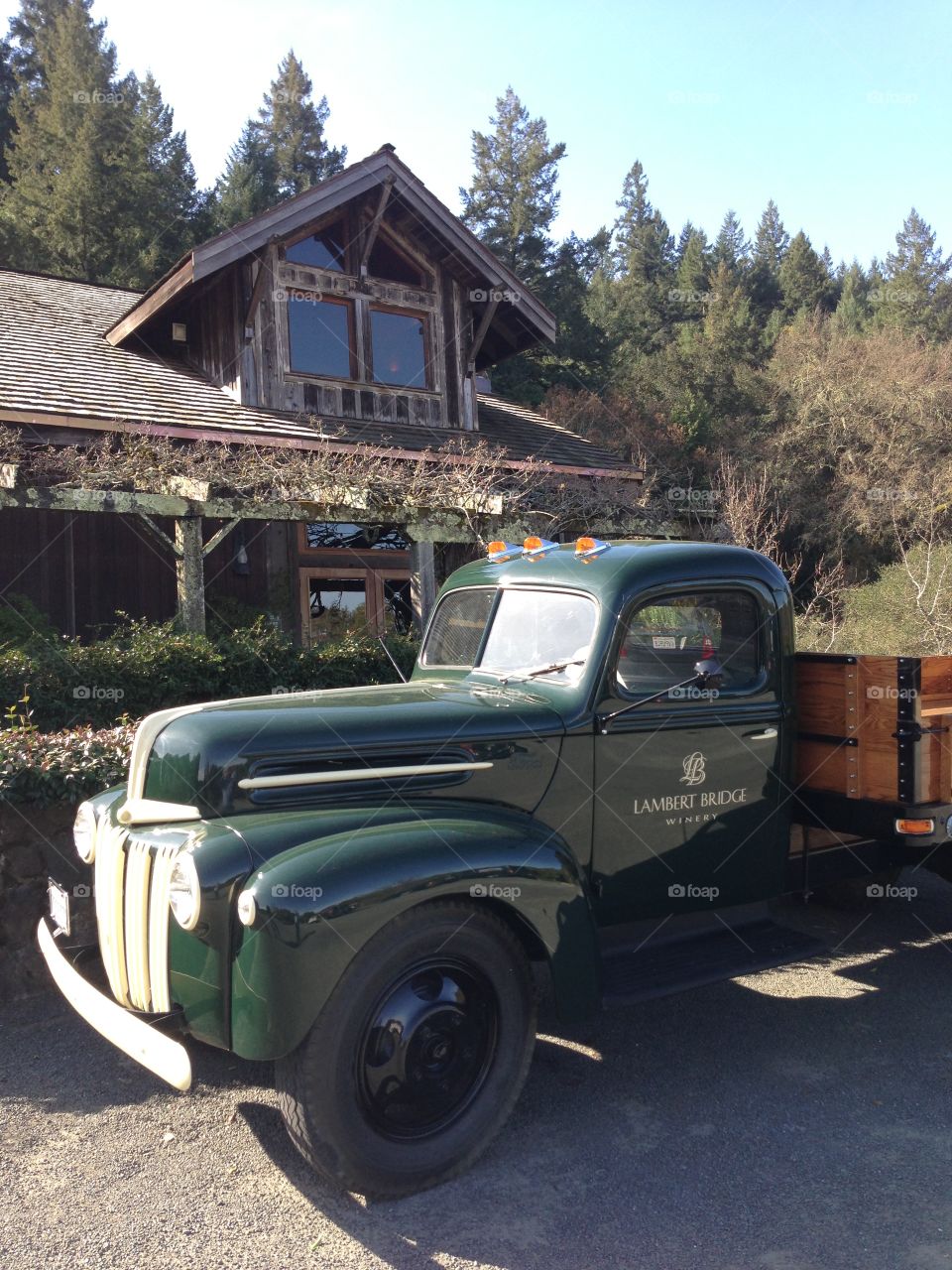 Old Truck in Country. Wine Country Truck in Sonona