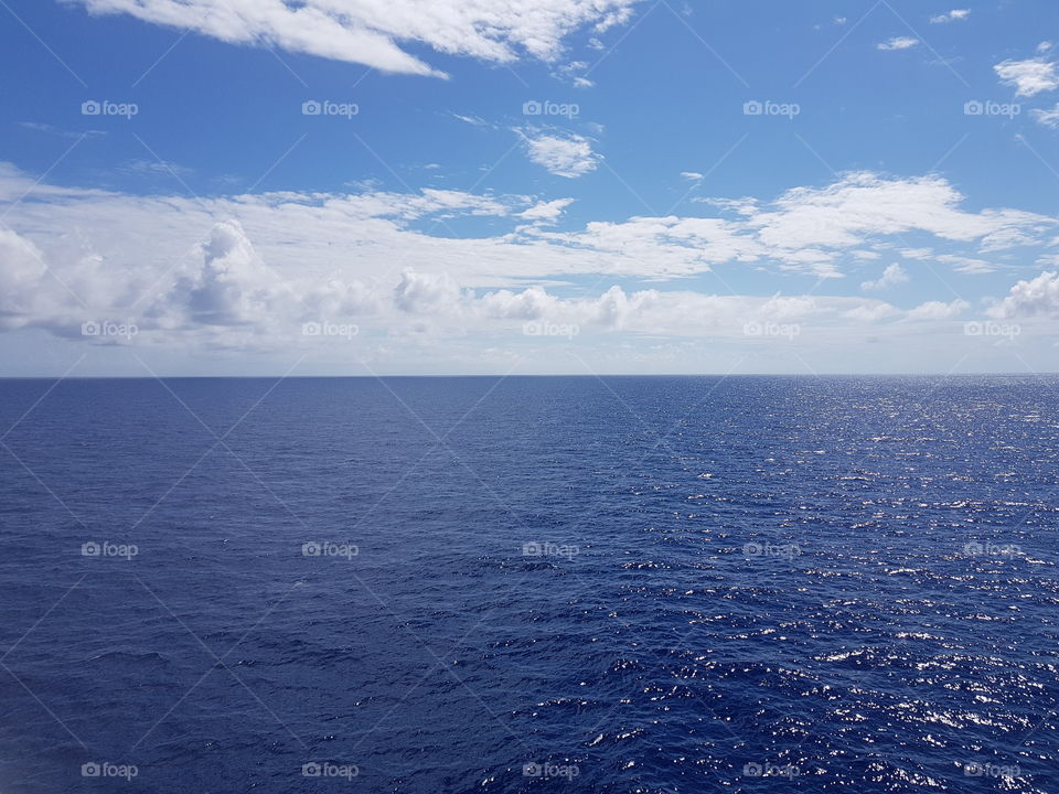 seascape in the caribbean