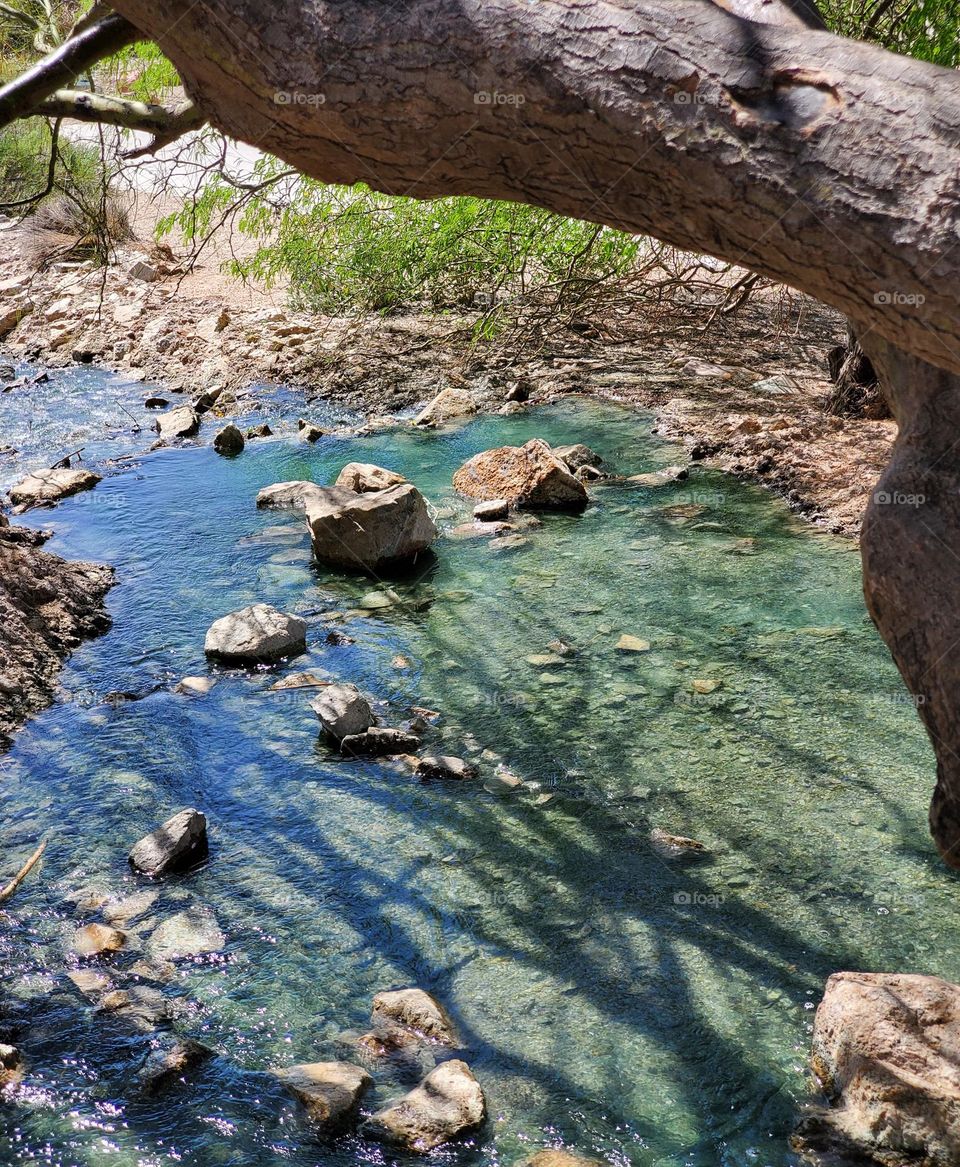 Shadows in a Desert Creek