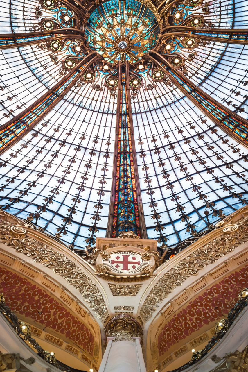 The cupola of the Galeries Lafayette 