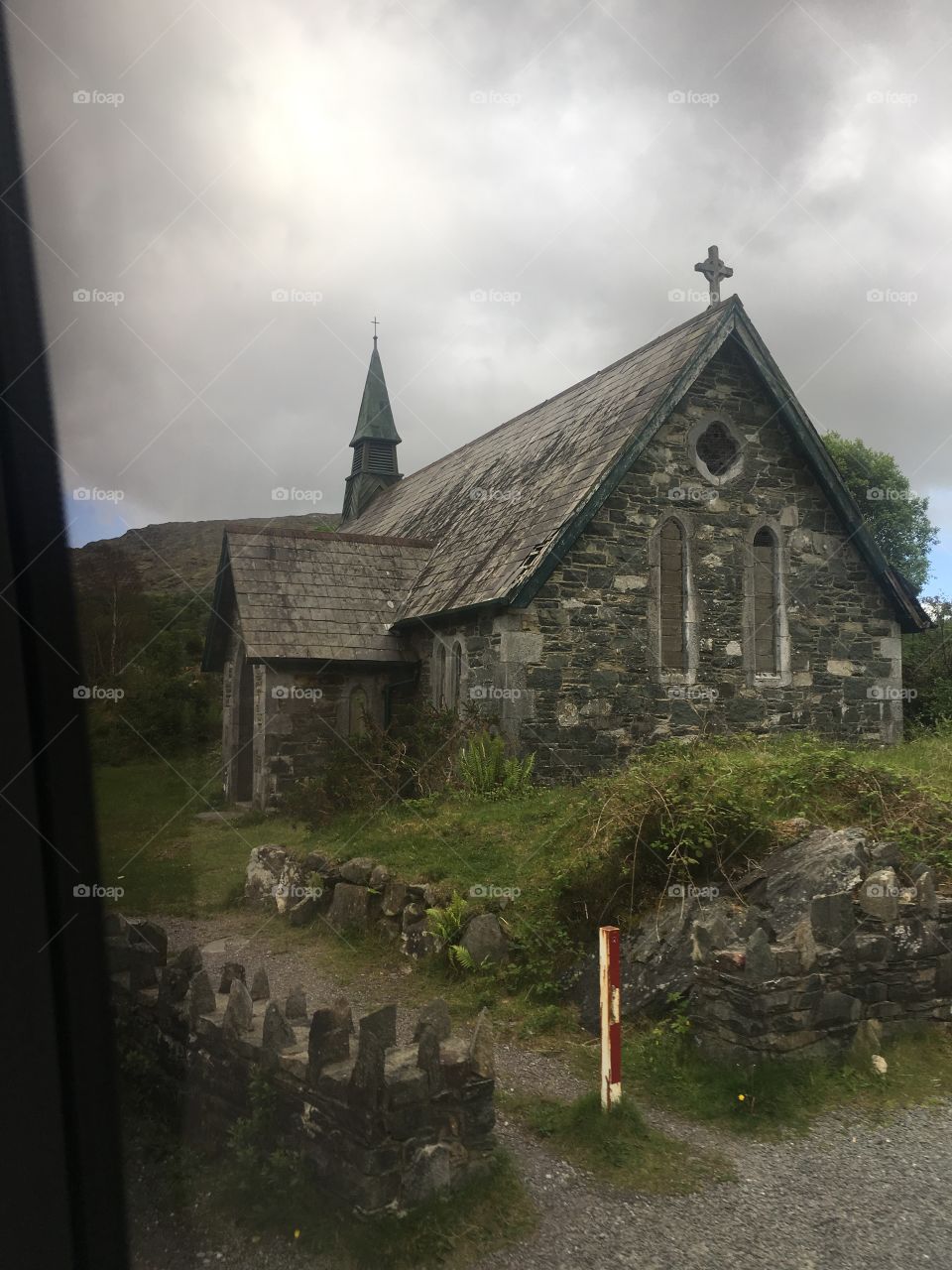 Church located in western Ireland 