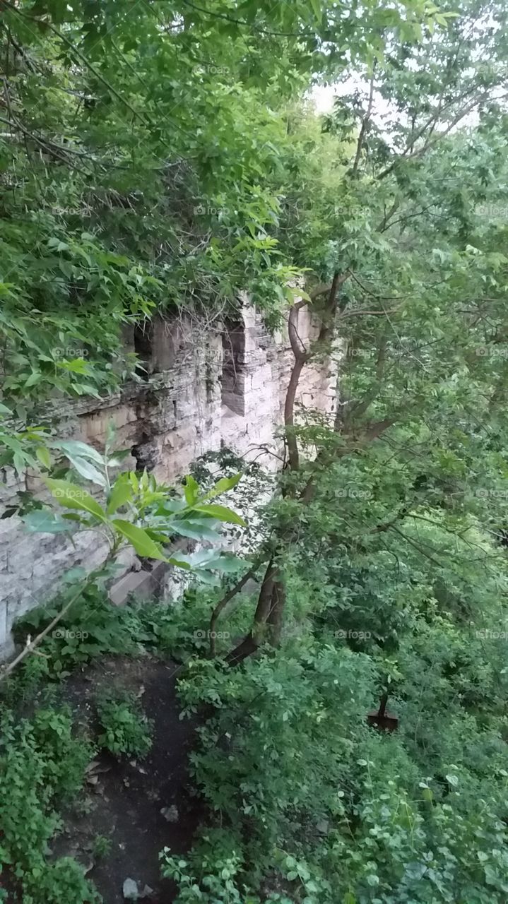 door in the wall. Mill River Park