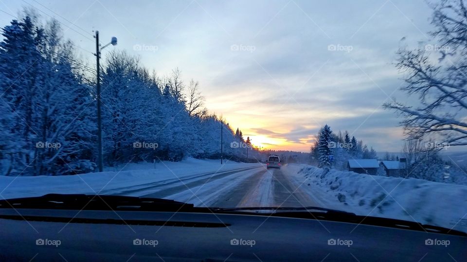 Winter road