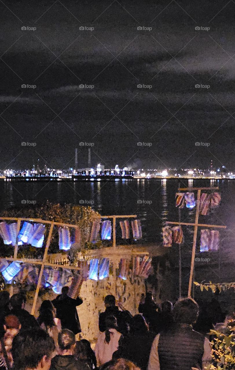 retraité au flambeau