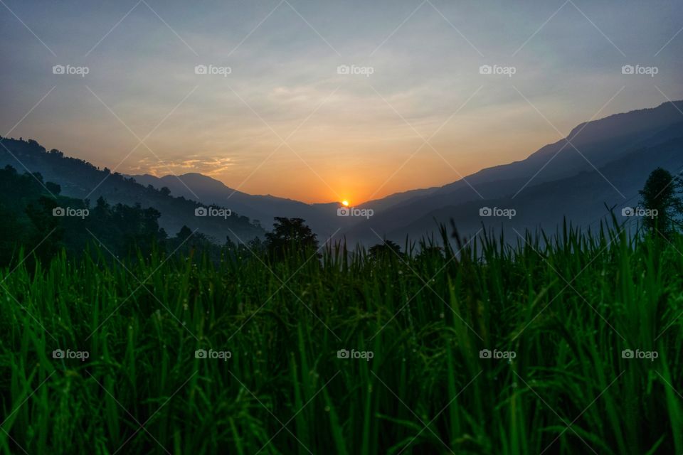 Beginning of day : sunrise