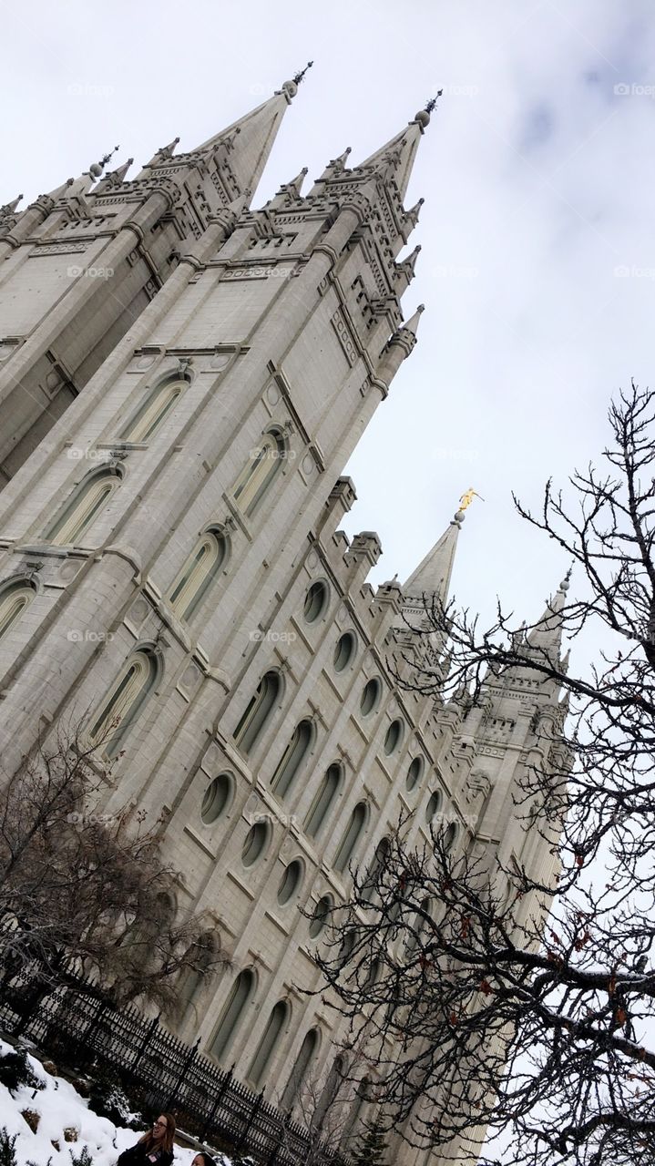 Salt Lake City Temple. The Church of Jesus Christ of Latterday Saints.