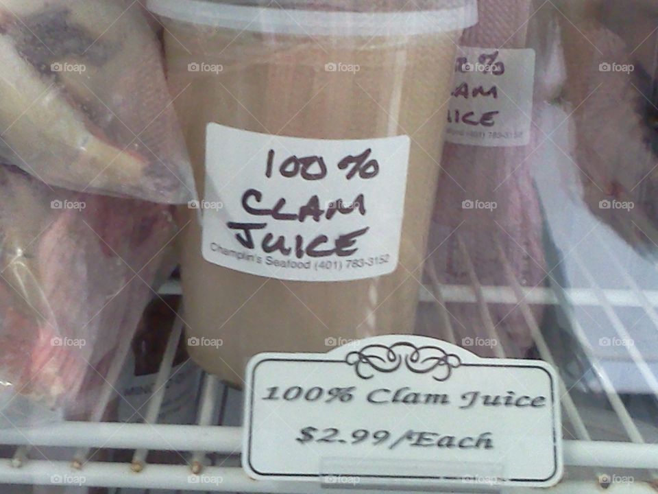 100% clam juice for sale