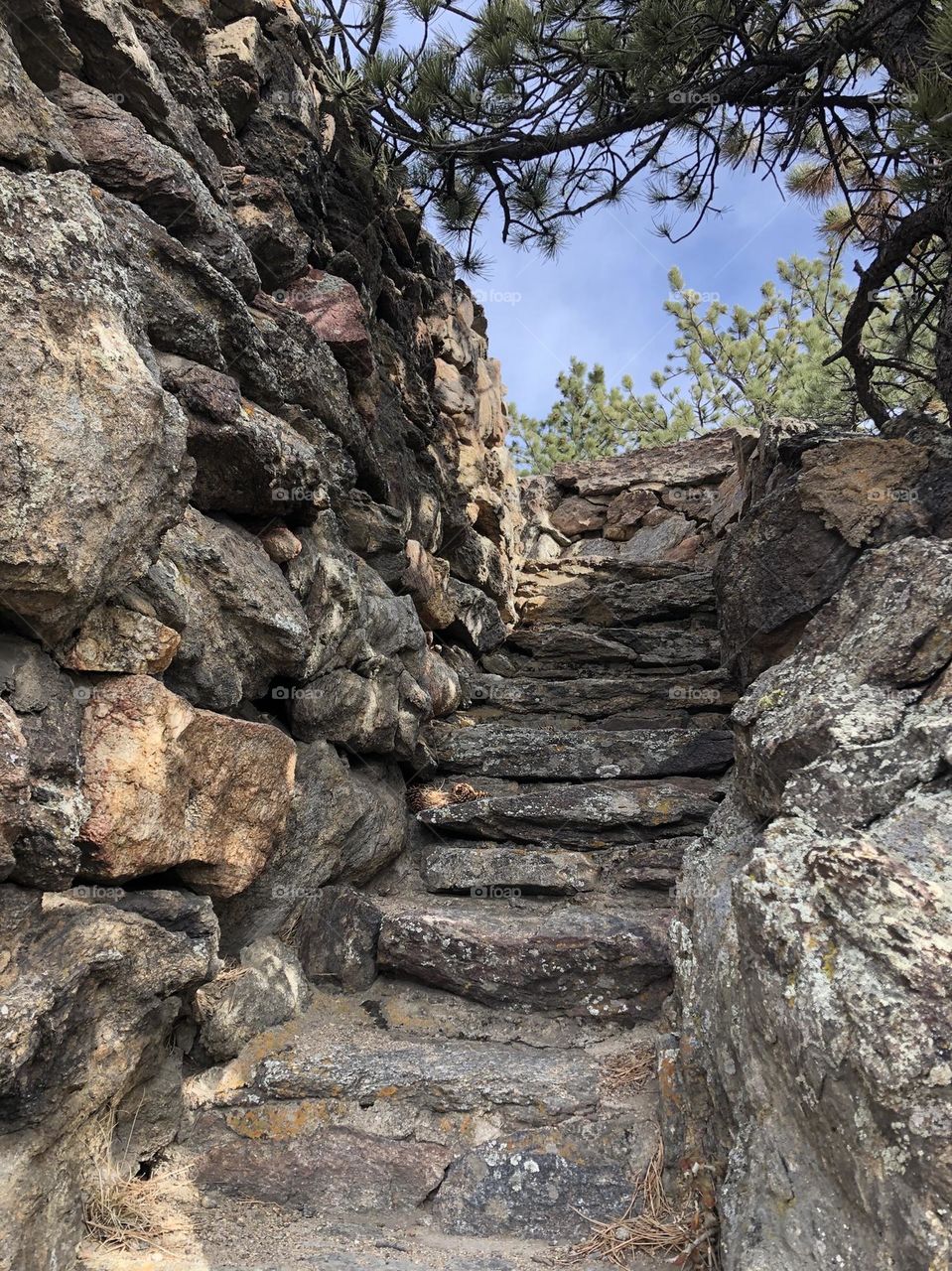 Stone steps