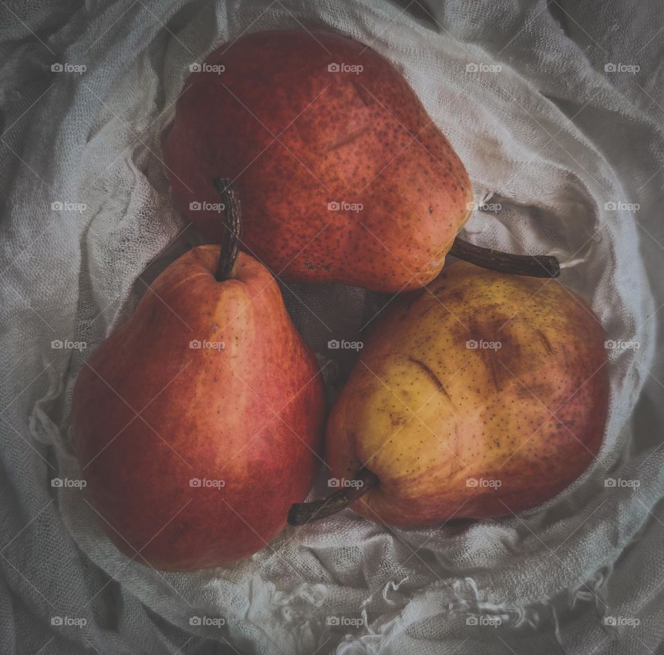 Tasty three pears