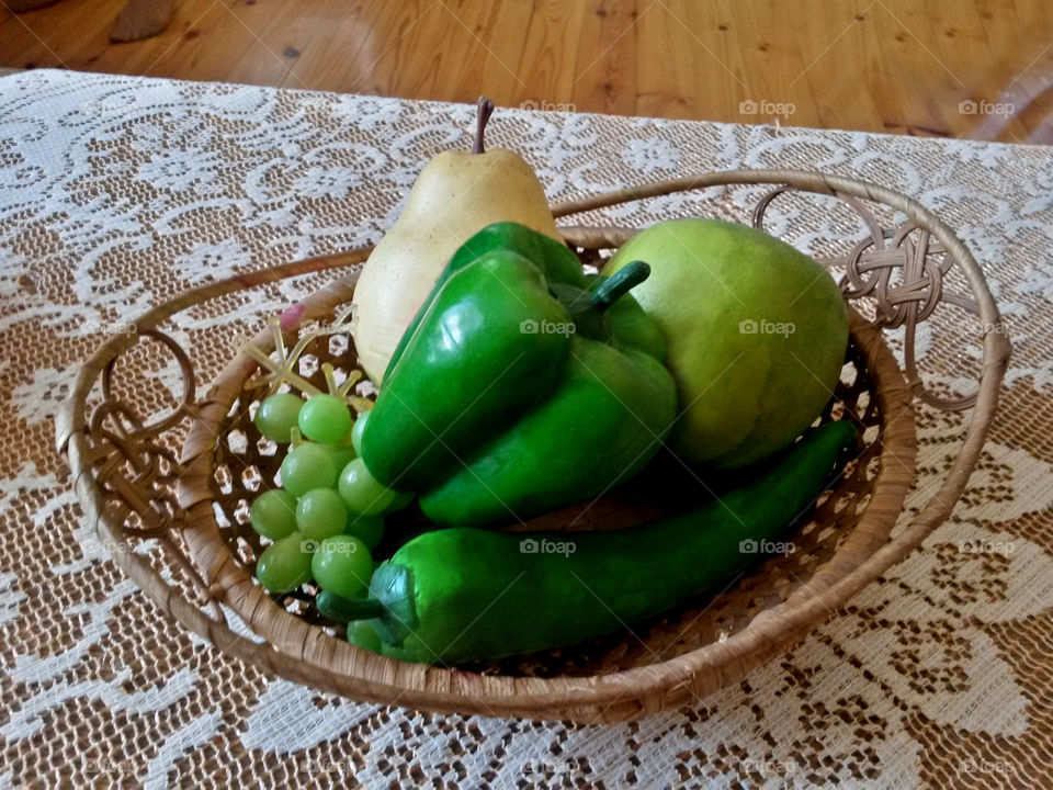 Green fruits