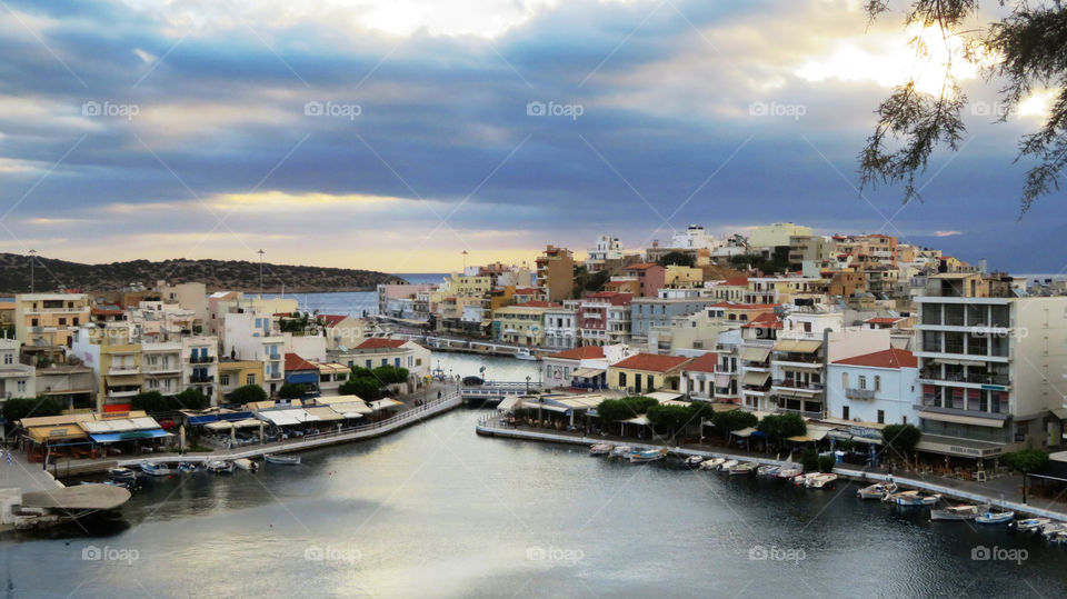 Lake voulismeni, Agios nikolaos, crete, greece