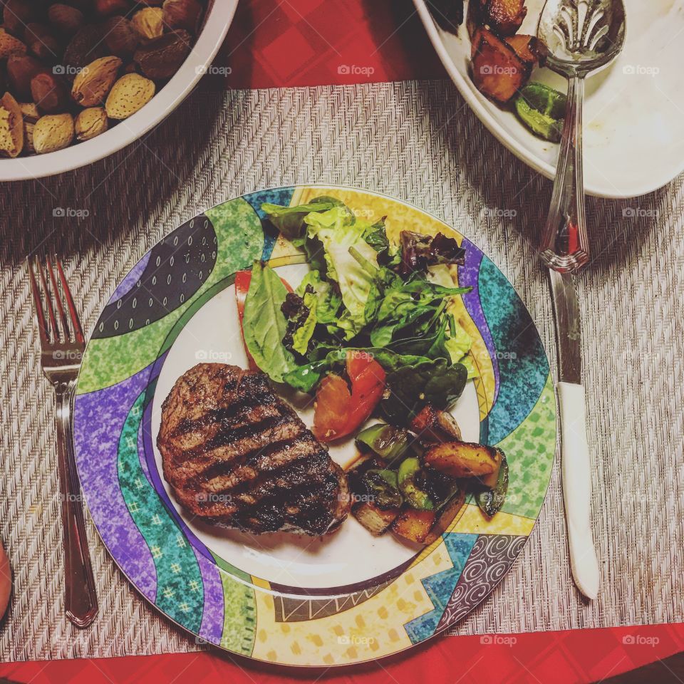 Made this dinner with my dad a few weeks ago. The food was great, but the conversation even better. Love you, dad. 