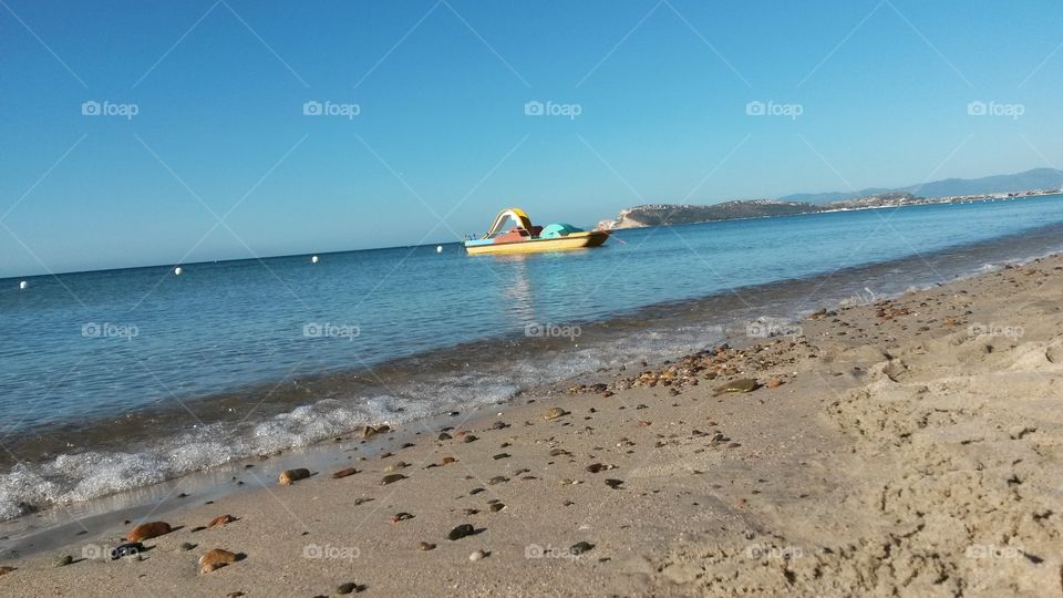 Poetto beach.
Quartu Sant'Elena, Sardinia, Italy