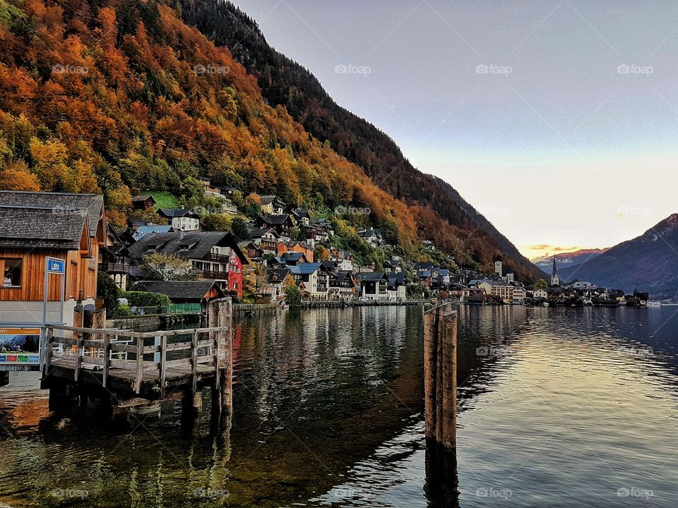 human resilience and nature stability meet in halstatt Austria