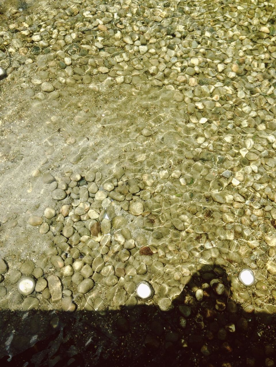 Pebbles in Water