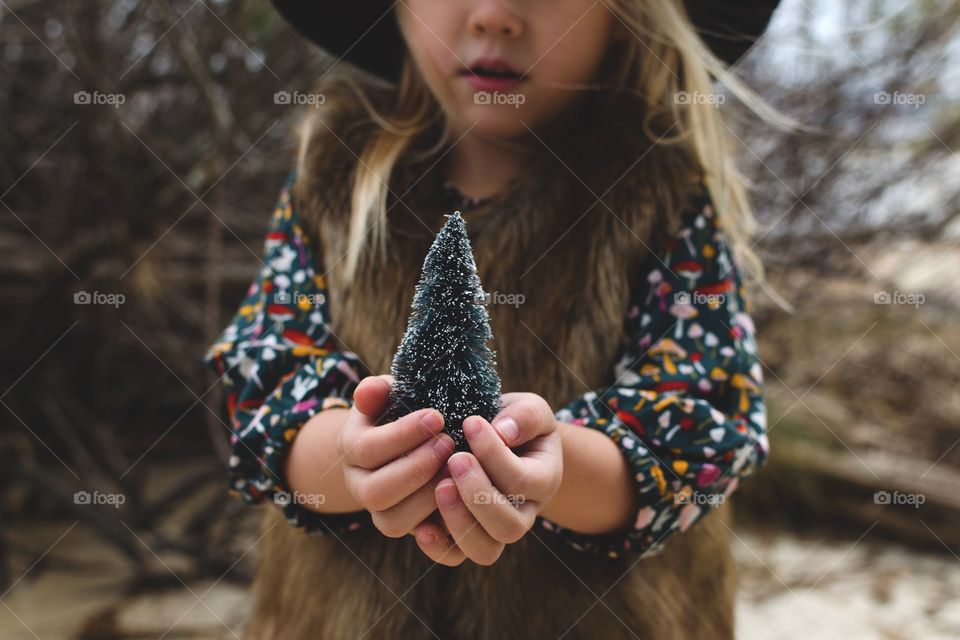 Girl with tree
