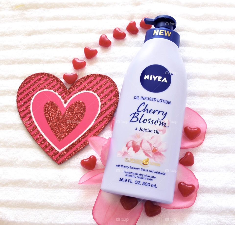 Nivea cherry blossom lotion