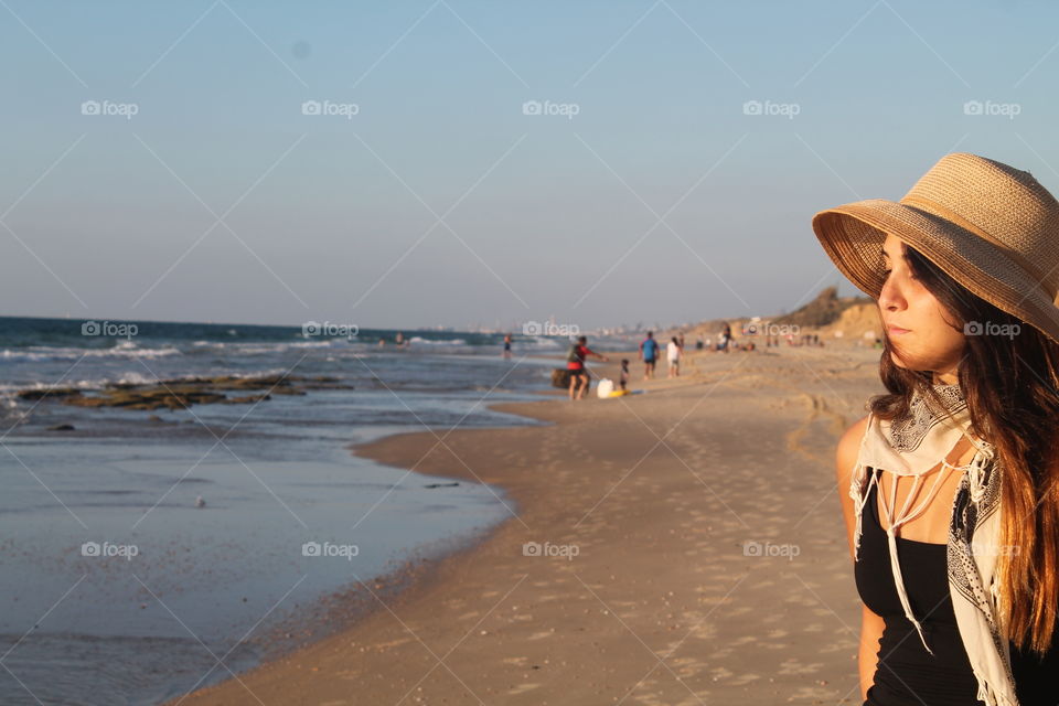 Looking at the horizon