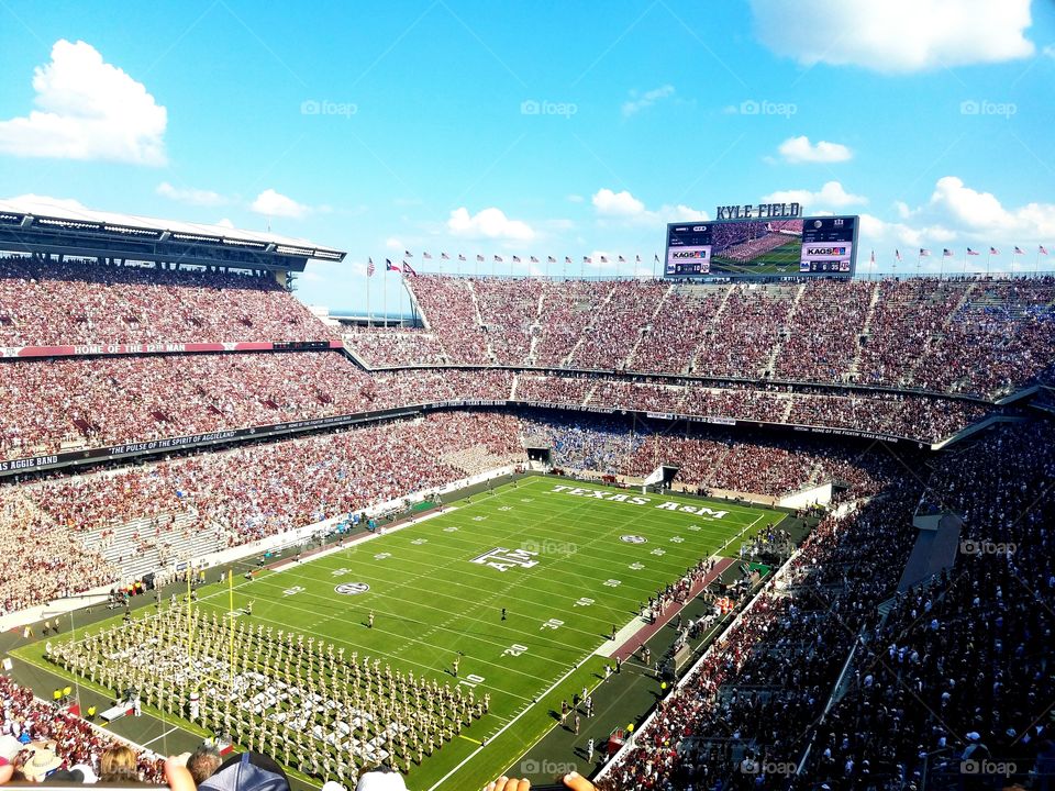 Fightin' Texas Aggie Band at Kyle Field, College Station, Texas