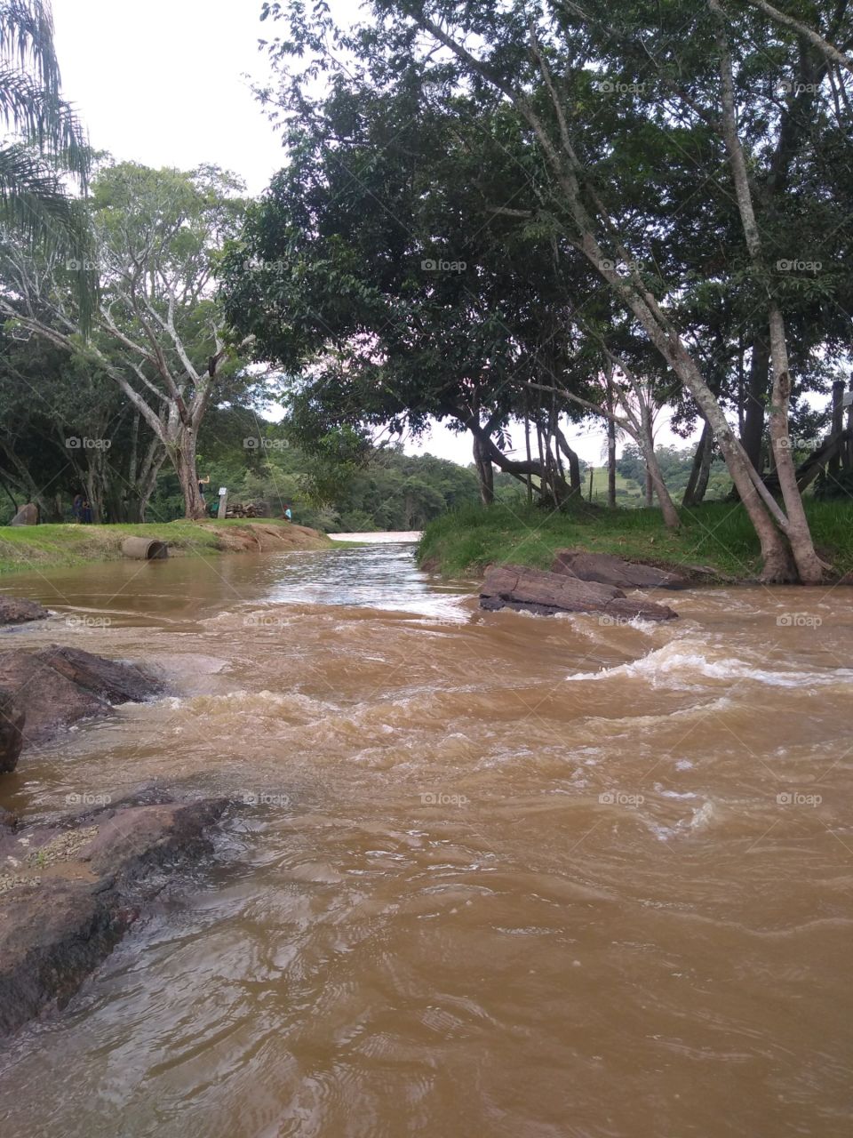 River in Paraguaçu, MG, Brasil, perfect for a good rafting