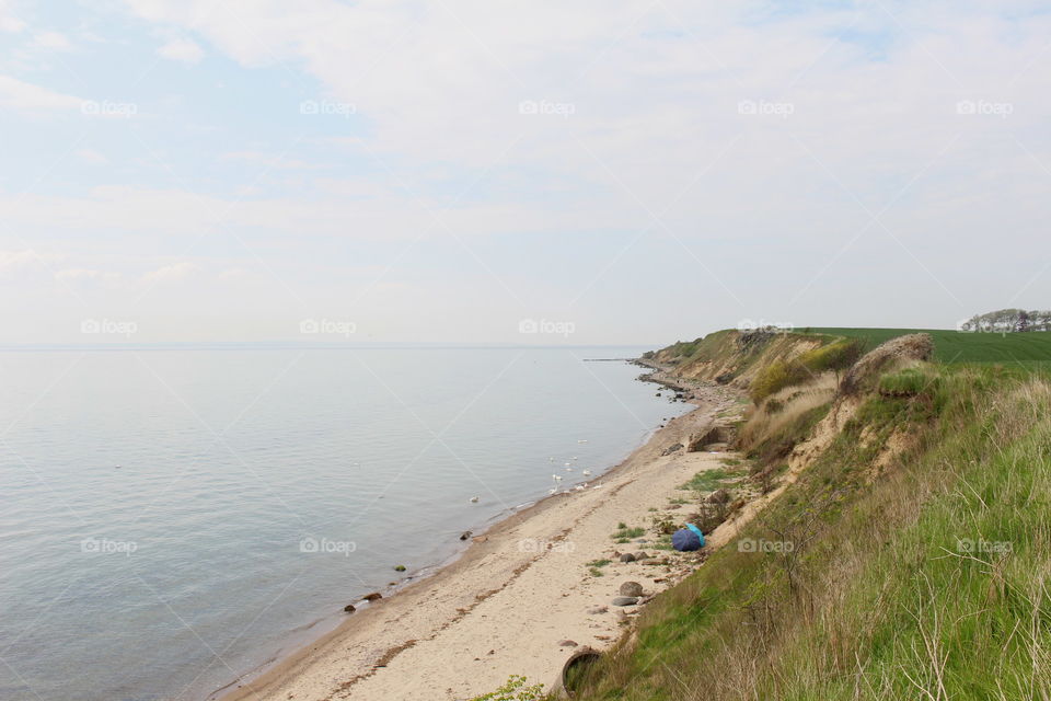 Coastline, Ålabodarna, Glumslöv, Sweden.