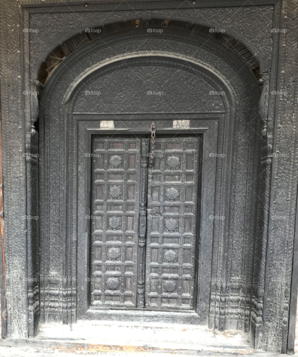Door at Lahore Fort, Pakistan 