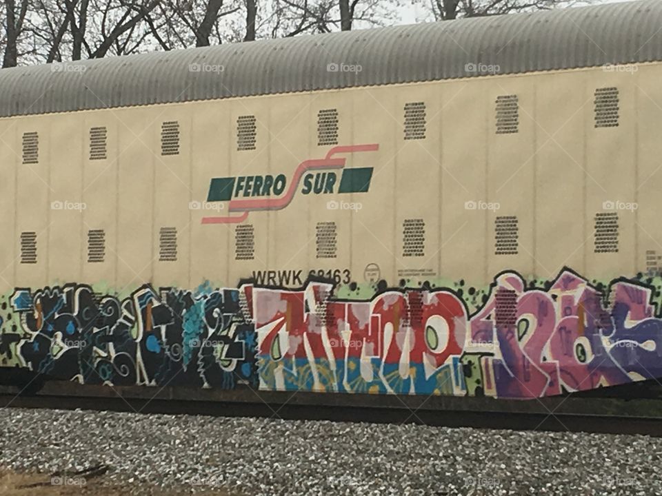 Train art