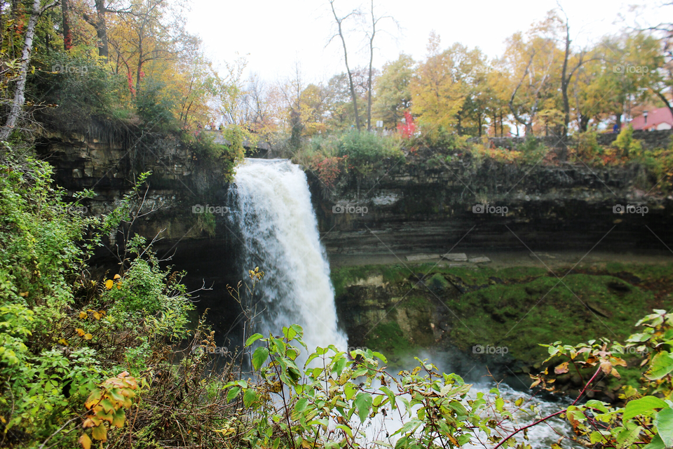 Autumn Waterfall 