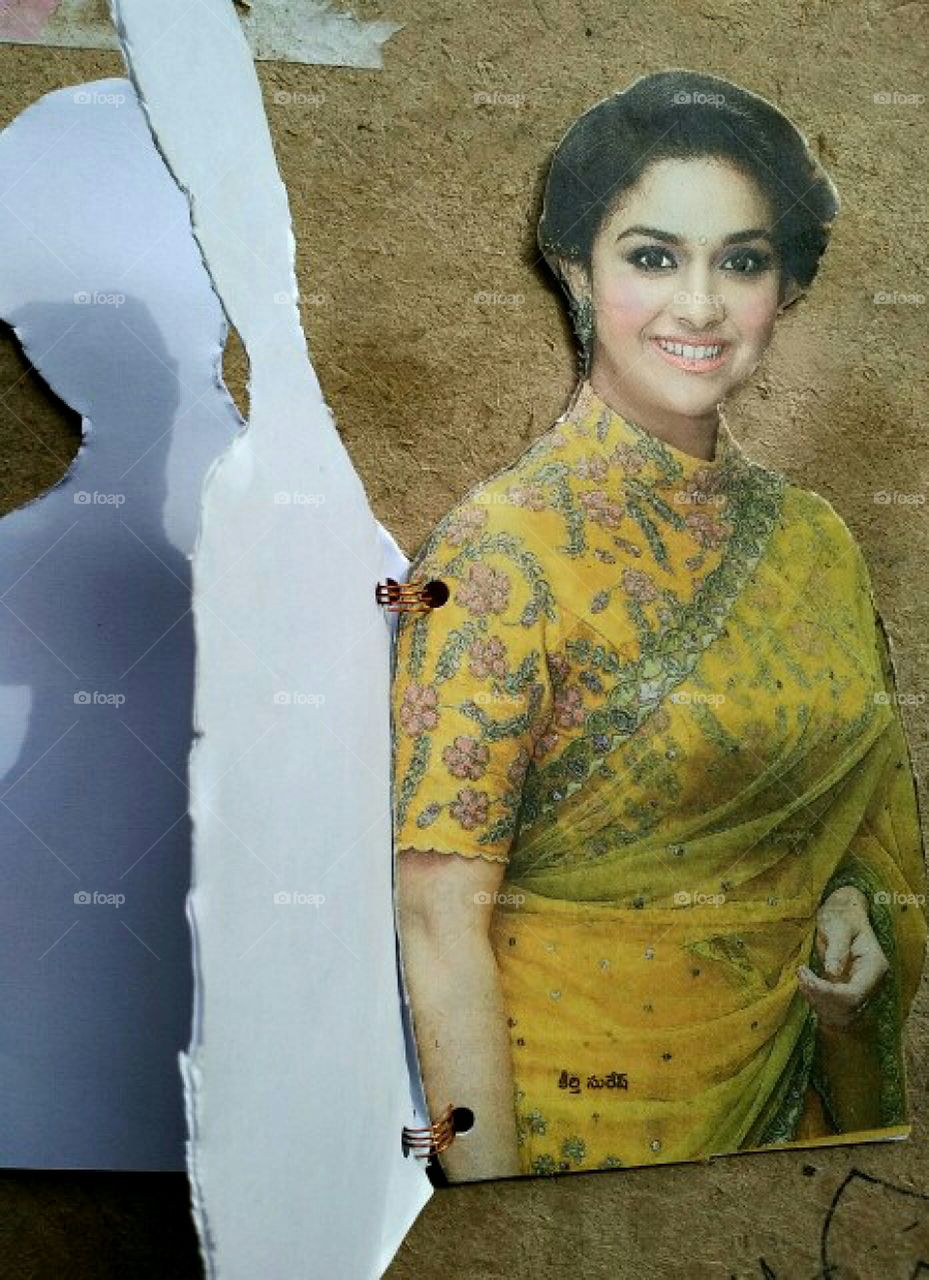the face book of INDIAN actress KEERTHI SURESH.
it's the first book entire the worldwide on her and no one like this in the world till now.