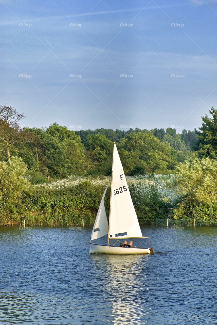 Sailing. Boat