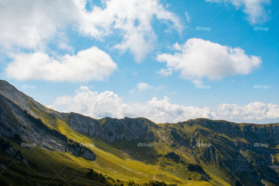 View of mountains in sochi