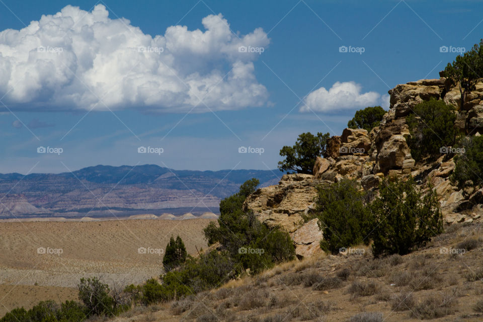 scenic overlook. a Utah scenic overlook