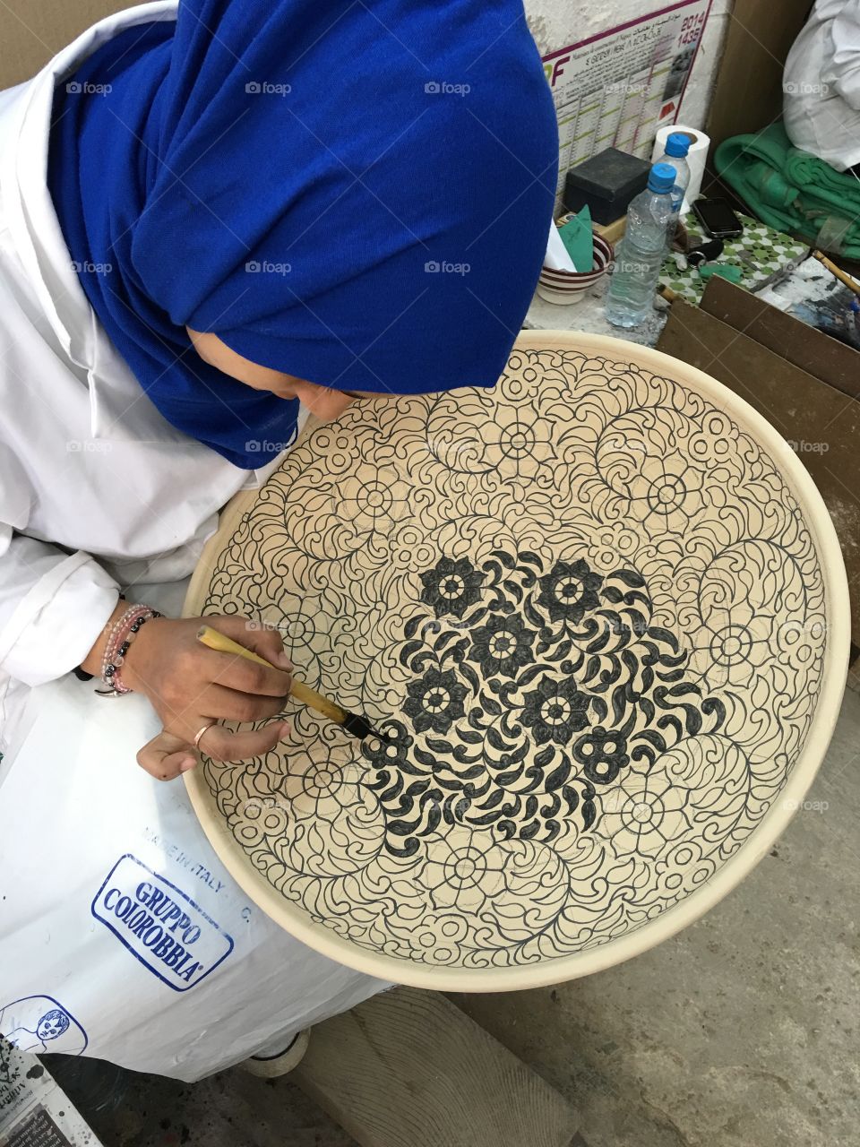Moroccan pottery