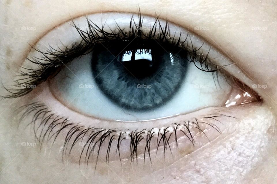 Eye close up