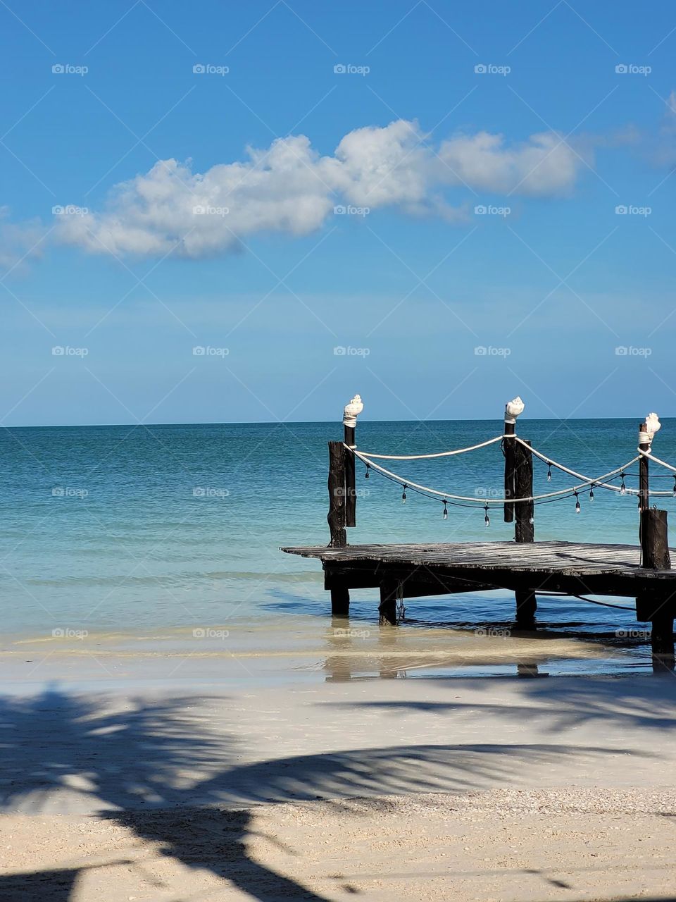 paisaje de playa y mar