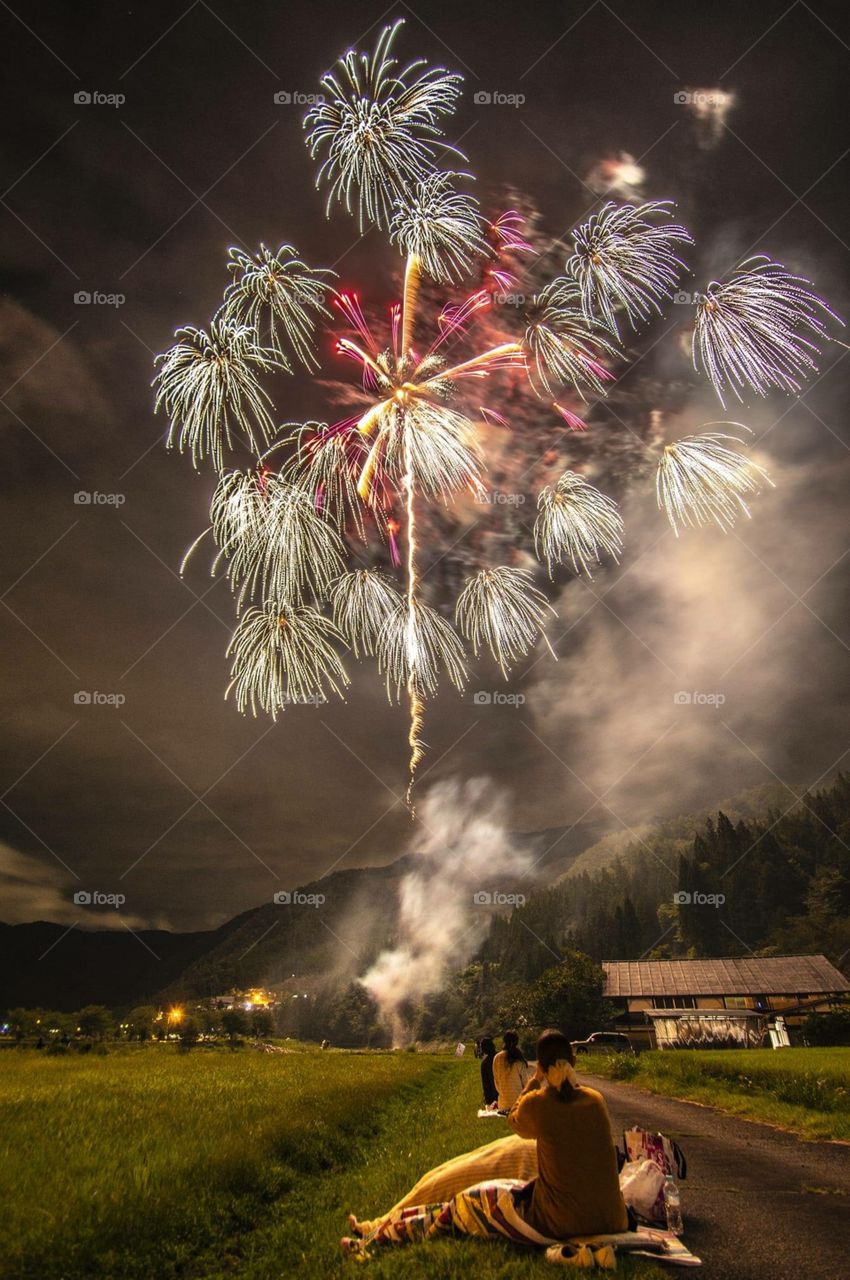 A Wonderful Fireworks Festival Held in Takayama, Gifu Japan