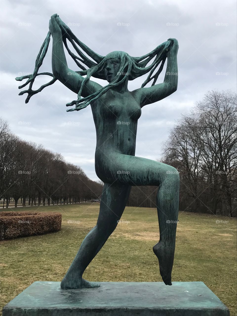 Statue at Frogner Park 