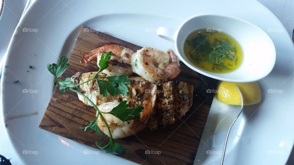 Large Prawn Seafood Appetizer