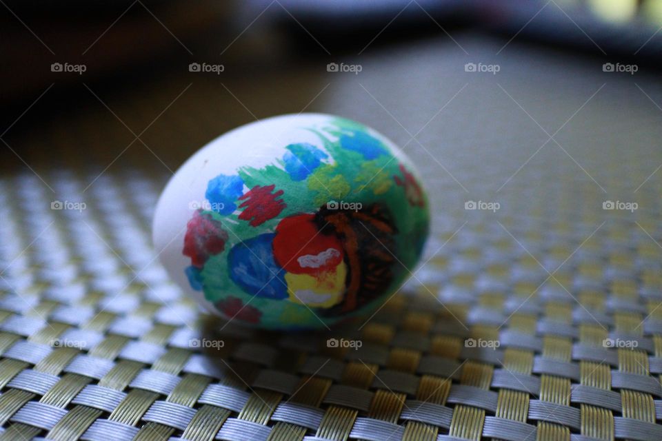 Hand Painted Easter egg